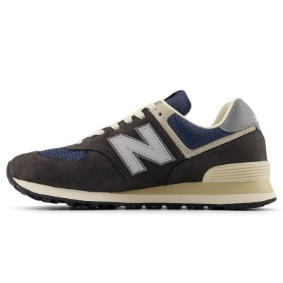 3. New Balance U574 schwarze Lifestyle Unisex-Sneaker (U574SGG)