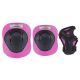 Protectors set Nils Extreme black and pink H210 size L