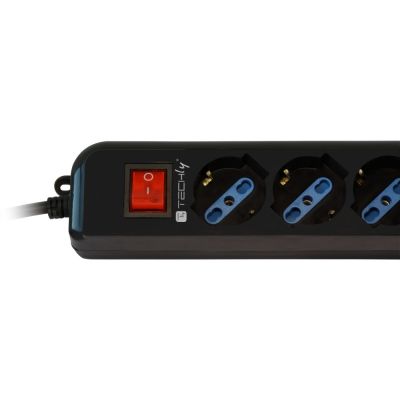 5. TECHLY STECKDOSE MIT USV-KABEL - 6 STECKDOSE