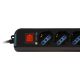 5. TECHLY STECKDOSE MIT USV-KABEL - 6 STECKDOSE