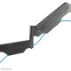 10. Neomounts WL70-550BL12 Monitorhalterung/Ständer 106,7 cm (42") Wandmontage Schwarz