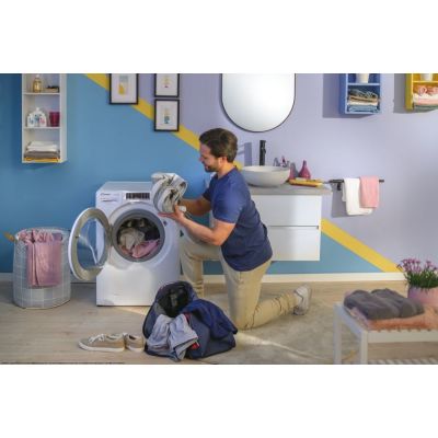 20. Candy Smart Pro Inverter CO 474TWM6/1-S Waschmaschine, Frontlader, 7 kg, 1400 U/min, Weiß