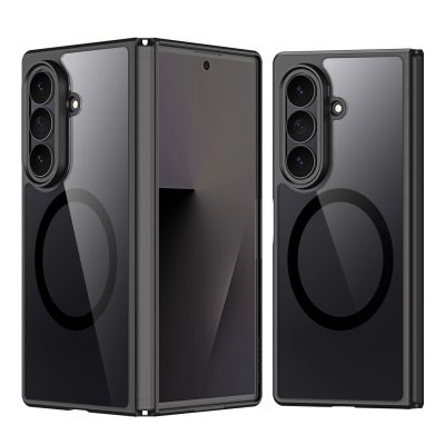 4. Dux Ducis Aimo Mag Case für Samsung Galaxy Z Fold 8, kompatibel mit MagSafe – Schwarz