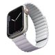 2. Uniq Revix Armband für Apple Watch 1/2/3/4/5/6/7/8/SE/SE2/Ultra 42/44/45/49 mm – lila-weiß