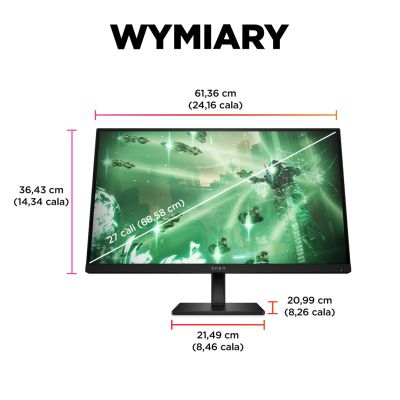23. HP LED-Monitor, QHD 27" OMEN 27q (780H4E9) 165 Hz