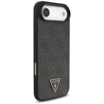 4. Guess 4G Strap Triangle Logo MagSafe Hülle für iPhone 17 Air - Schwarz