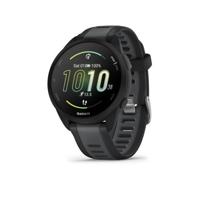 15. Garmin Forerunner 165 Musikuhr, Schwarz/Schiefergrau
