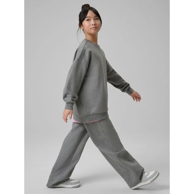 4. Lockerer Mädchen-Sweatshirt ohne Kapuze, Größe 4F 4FJRSS26TSWSF2624-25M