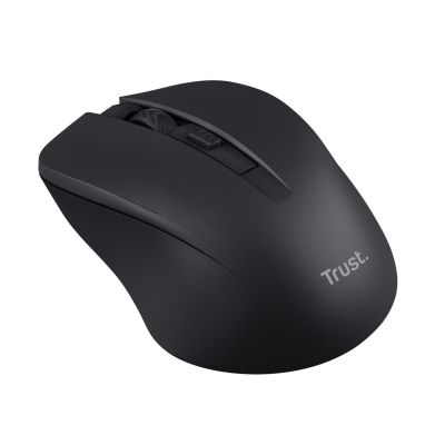5. TRUST Mydo Silent kabellose schwarze Maus
