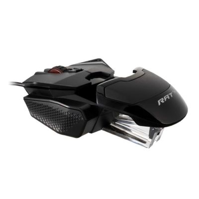 3. Mad Catz THE AUTHENTIC RAT 1+ Gaming-Maus (MR01MCINBL000-0)