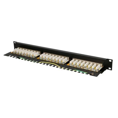 6. Patchpanel Extralink EX.9830 (1U; Kat. 5e; 24xRJ-45)