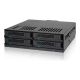 10. Icy Dock MB324SP-B, 0 TB, Serial ATA, Serial ATA II, Serial ATA III, Serial Attached SCSI (SAS), 440 g, Desktop