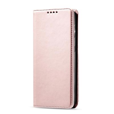 6. Magnet Kartenetui für Samsung Galaxy S22+ (S22 Plus) Etui Geldbörse Kartenhalter Pink