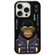 Nimmy Cool&Cute 2.0 Monkey Case für iPhone 16 Pro - Schwarz