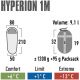 17. High Peak Hyperion 1M 23363 Schlafsack
