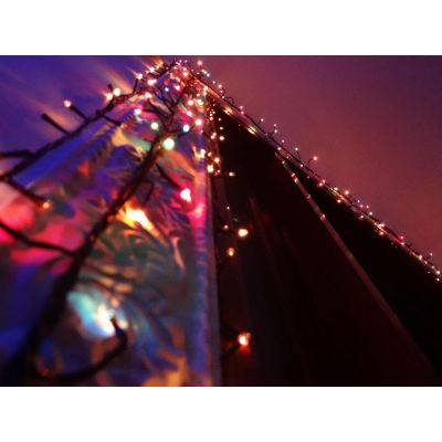 28. Weihnachtsbaumbeleuchtung, 120 LED-Lichterkette, mehrfarbig