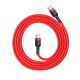 2. Baseus CATKLF-G09 USB-C – USB-C PD QC-Kabel 60 W 3 A 480 Mbit/s 1 m – rot