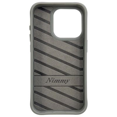 5. Nimmy Cool&Cute 2.0 Bear Case für iPhone 15 Pro - Grau