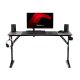 7. Huzaro Hero 3.6 RGB Schwarzer Gaming-Schreibtisch
