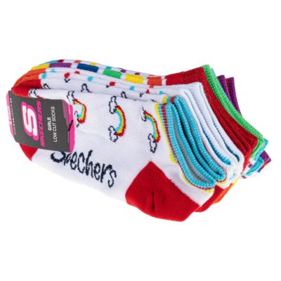 4. Skechers 6er-Pack Mädchen No Terry S115376-MULT mehrfarbig 31-34
