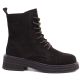 5. Damen-Ankle-Boots aus Leder, Wildleder, Schokoladenbraun, Sergio Leone TR-02