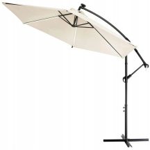 Gartenschirm mit freitragendem Arm, 3 m, groß, beige