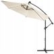 Gartenschirm mit freitragendem Arm, 3 m, groß, beige