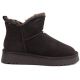 Damen-Lederstiefeletten, braune Plateau-Schneestiefel, Vinceza 97961