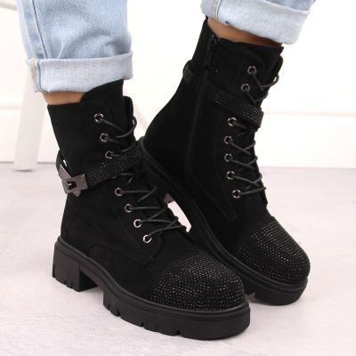 7. Isolierte Plateau-Arbeitsstiefel S.Barski W OLI266 schwarz