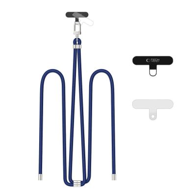 Tech-Protect C7S Seil-Umhängeleine - Marineblau