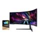 15. Samsung Odyssey S57CG954NU Computermonitor 144,8 cm (57") 7680 x 2160 px 8K Ultra HD QLED Schwarz, Weiß