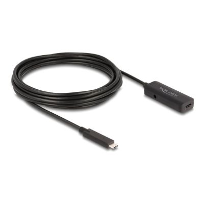 DeLOCK 80028 USB-Kabel USB 3.2 Gen 2 (3.1 Gen 2) 5 m USB-C Schwarz