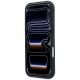 5. BMW M Quadrille Kevlar Anthrazit & Tricolor Print Lines MagSafe Hülle für iPhone 18 Pro Max / 17 Pro Max - Schwarz