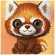 6. Nimmy Big Eyed Pet 2.0 Waschbär-Hülle für iPhone 17 Pro – Orange