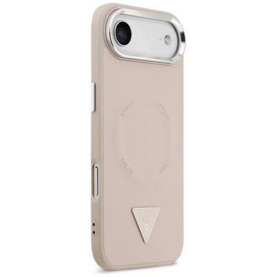 4. Guess Triangle Logo MagSafe Hülle für iPhone Air - Pink