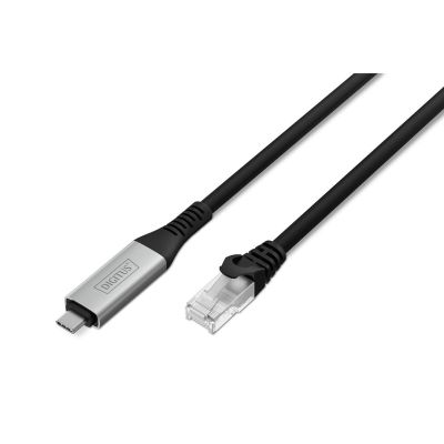 Digitus USB-C - RJ45 Ethernet-Kabel, 1 Gbit/s, 15 m