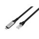 Digitus USB-C - RJ45 Ethernet-Kabel, 1 Gbit/s, 15 m