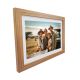 8. Denver-Fotorahmen mit FRAMEO 10,1" 16GB hellem Holz