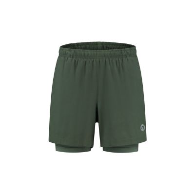 Rogelli 2in1 ESSENTIAL Shorts grün 2XL
