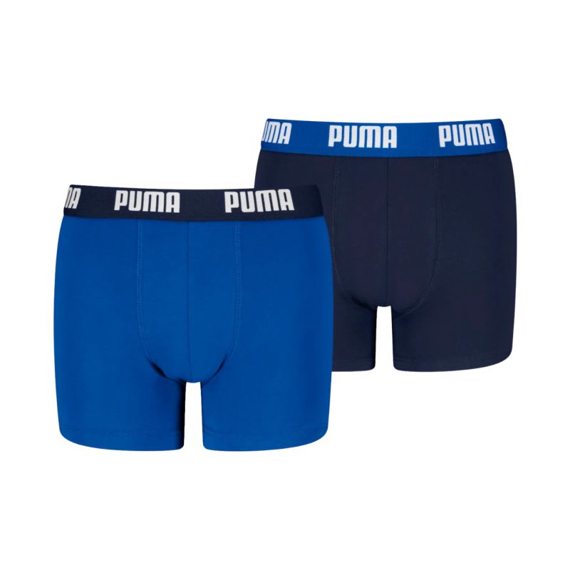 2. Puma Everyday Basic Kinder-Boxershorts, 2er-Pack, Blau, Marineblau, 938971 06