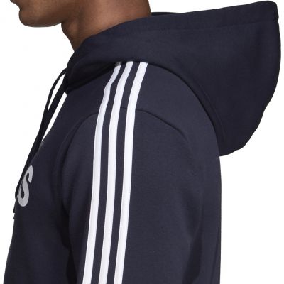 4. adidas Essentials 3 S PO FL Marineblau M DU0494 Sweatshirt