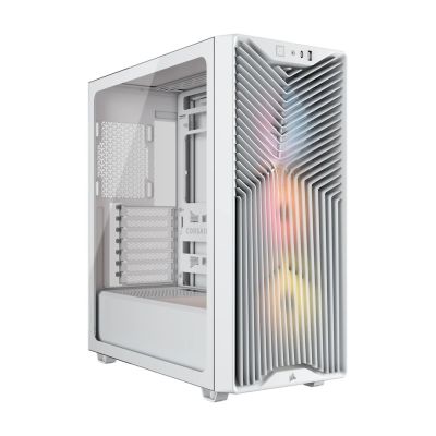 5. Corsair 3200D RS ARGB Mid-Tower Gehäuse, weiß