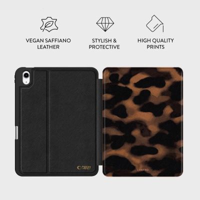 5. Tech-Protect Lamano Hülle für iPad 10,9" (10/2022) und 11" (11/2025) – braun und schwarz