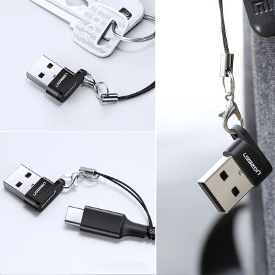 8. Ugreen US280 50568 USB-C 3.1 (weiblich) / USB-A 2.0 (männlich) Adapter – schwarz