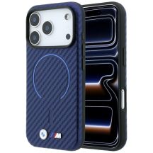 BMW M Carbon Printed Ring MagSafe Hülle für iPhone 18 Pro Max / 17 Pro Max – marineblau