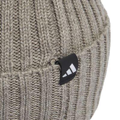 4. adidas 3 Stripes Beanie Mütze grau KG7764