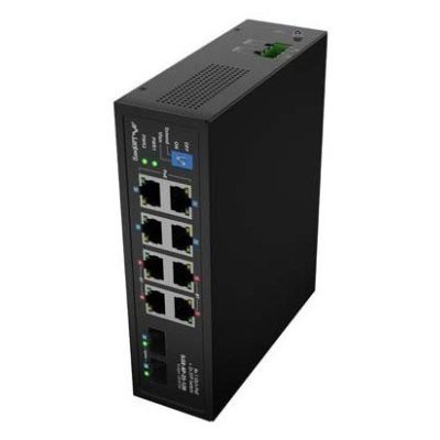 19. LANBERG ILGE-8P-2S-120 LIGHT INDUSTRIAL POE 4XBT 4XAT 2XSFP DIN GIGABIT ETHERNET Switch