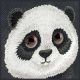 7. Nimmy Big Eyed Pet 2.0 Panda Hülle für iPhone 15 Pro - Schwarz