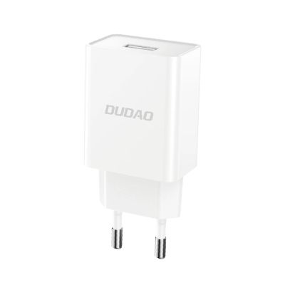 2. Dudao A4EU USB-A 2,1 A Wandladegerät – weiß + USB-A – Micro-USB-Kabel