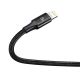 4. Baseus Rapid Series 3in1 USB-C – USB-C/ Lightning /Micro-USB-Kabel 20 W PD 1,5 m – Schwarz